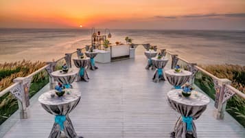 Zona para bodas al aire libre