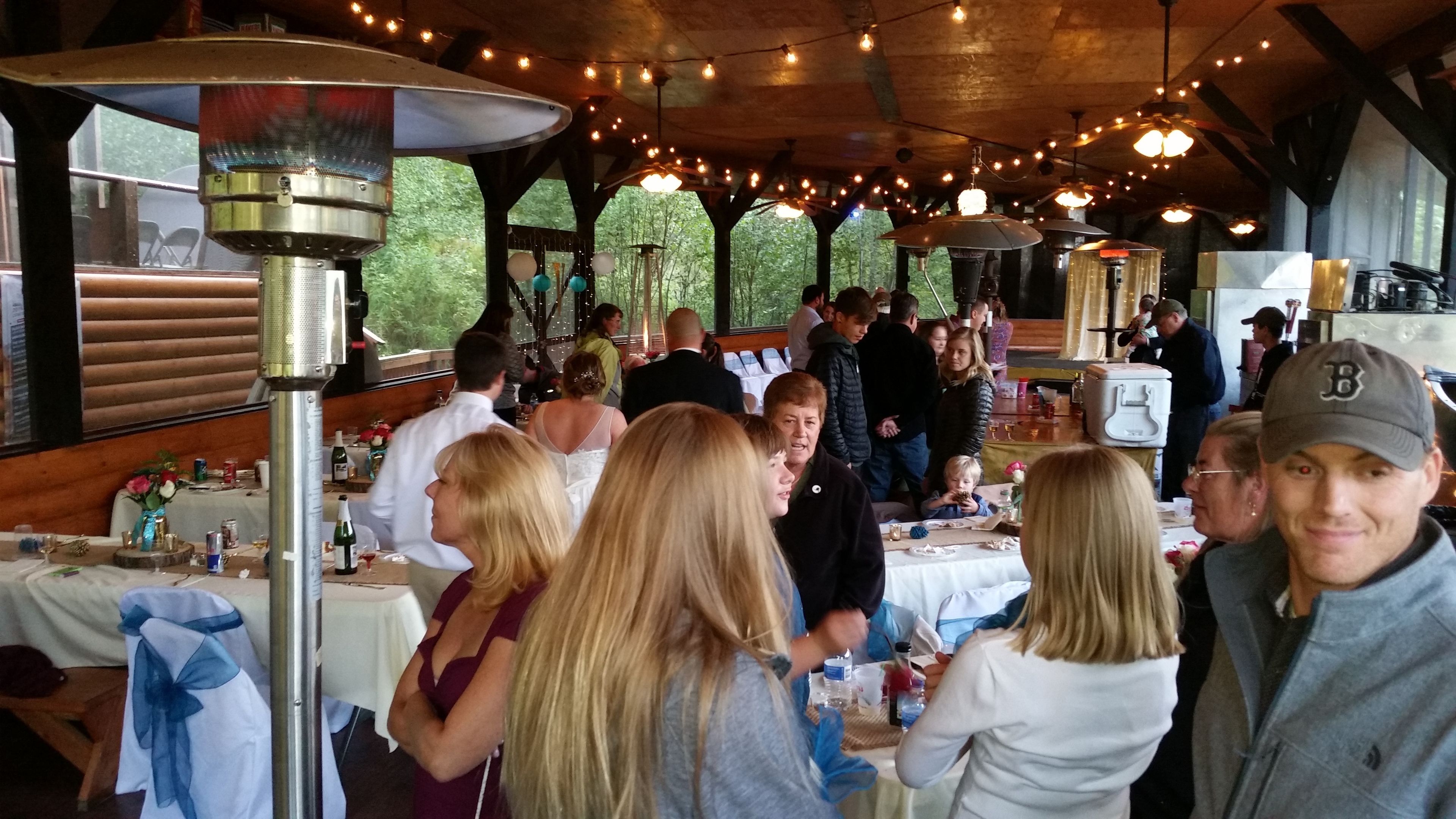 Utendørs bryllupsområde