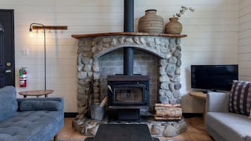 Kabin Klasik, 3 kamar tidur, hot tub, menghadap pantai | Area keluarga