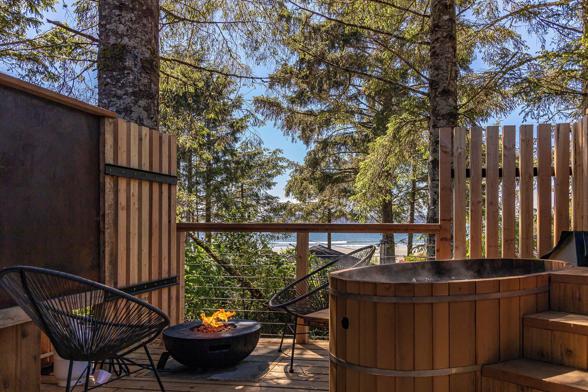 Studio, 1 Queen Bed, Hot Tub, Ocean View | Terrace/patio