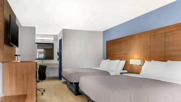 Desk, iron/ironing board, free WiFi, bed sheets