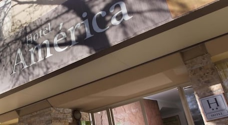 Front of property. Hotel América
