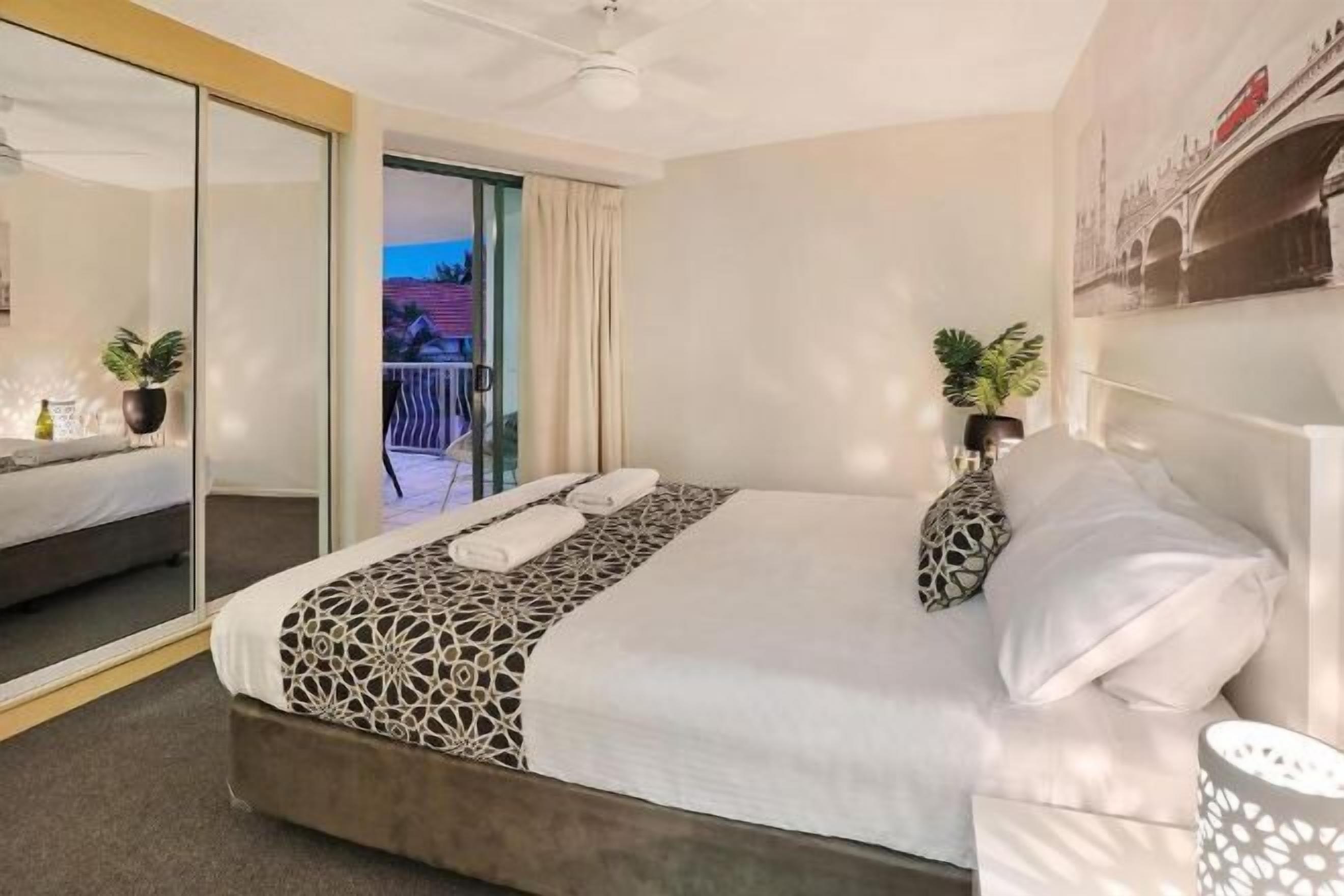 Individually decorated, individually furnished, iron/ironing board