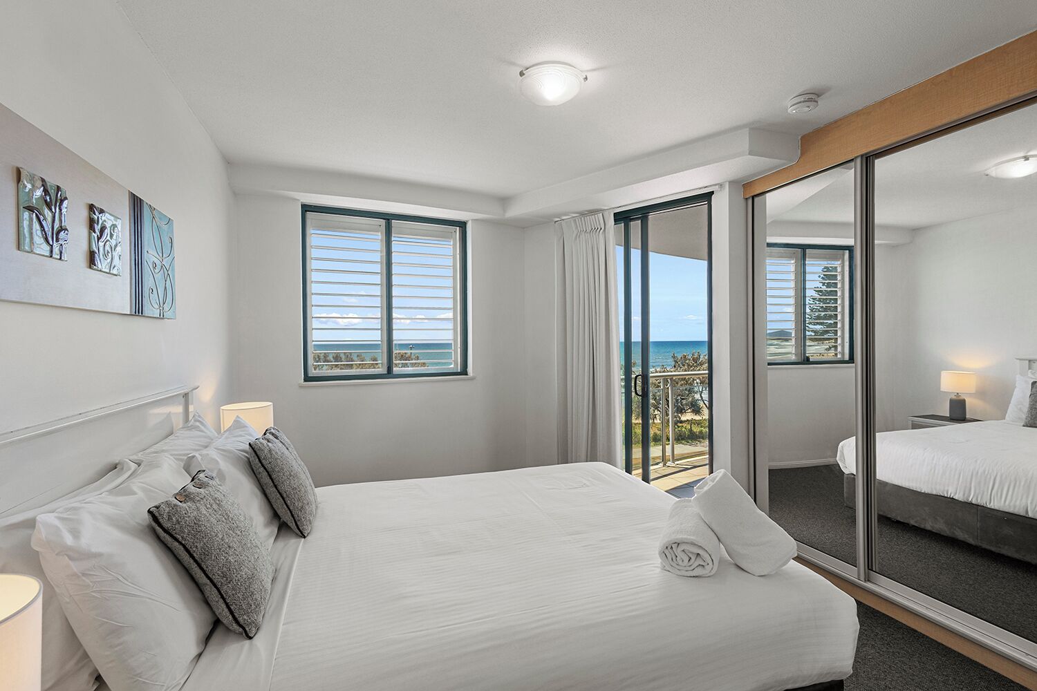 Beachside Two Bedroom Ocean View | Individually decorated, individually furnished, iron/ironing board