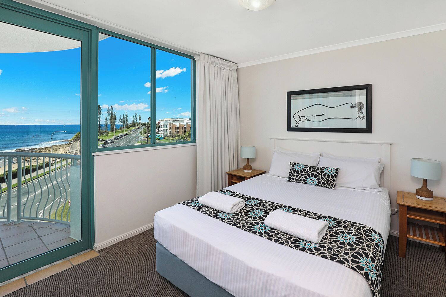 Beachside Three Bedroom Ocean View Rooftop | Individually decorated, individually furnished, iron/ironing board