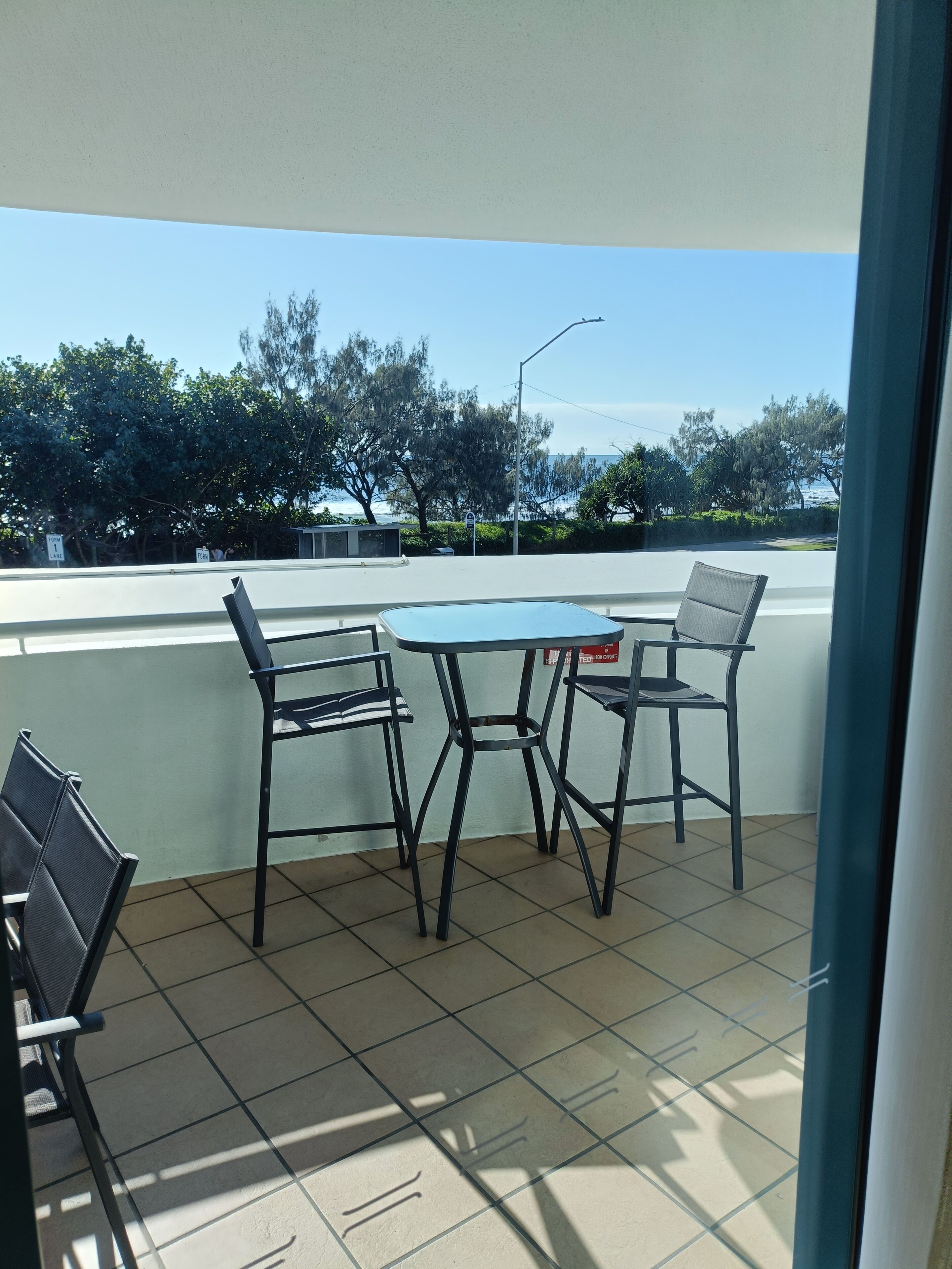 superior two bedroom ocean front apartments | terrace/patio