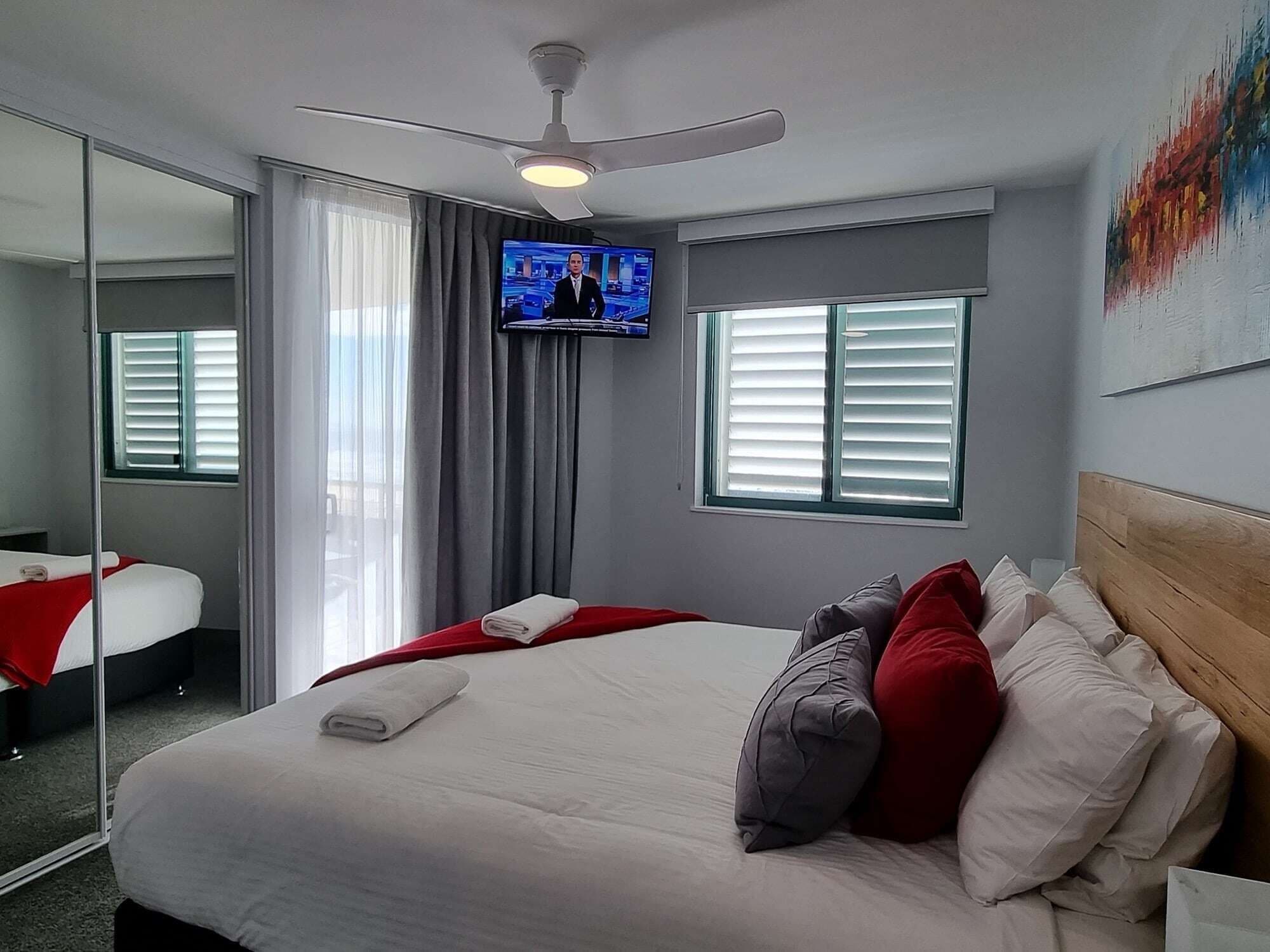 Superior Two Bedroom Ocean View Roof Top Apartment | Individually decorated, individually furnished, iron/ironing board