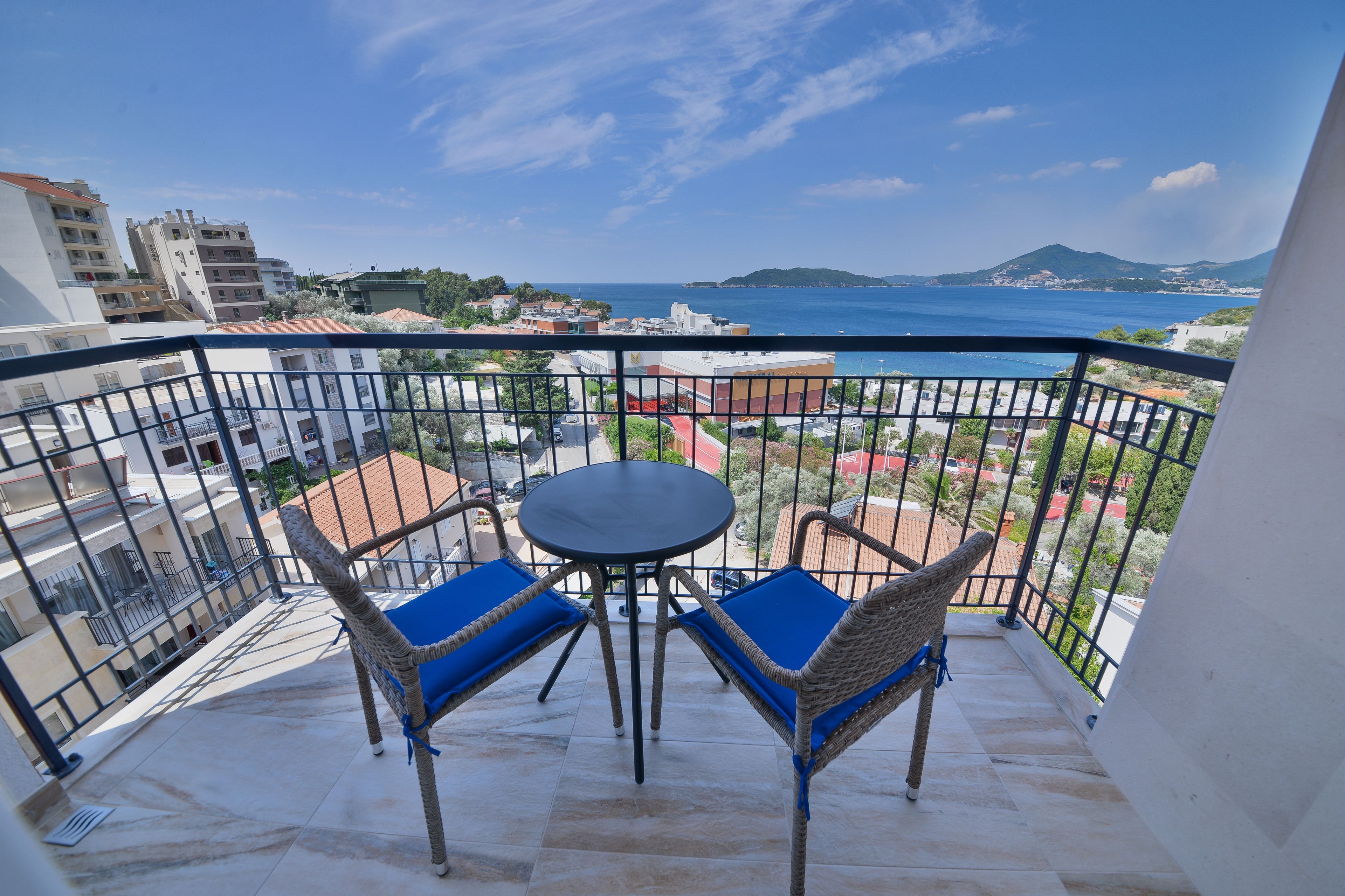 Standard Double Room, 1 Queen Bed, Terrace, Sea View | Balcony