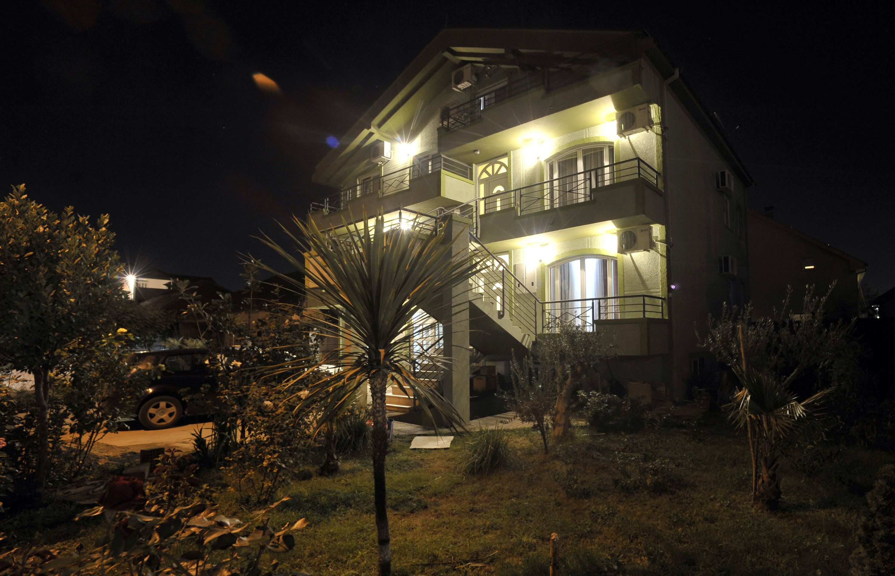 front of property – evening/night