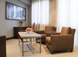 Executive Suite | Living room | 32-inch LCD TV with digital channels, TV - Tufenkian Historic Yerevan Hotel (Yerevan)