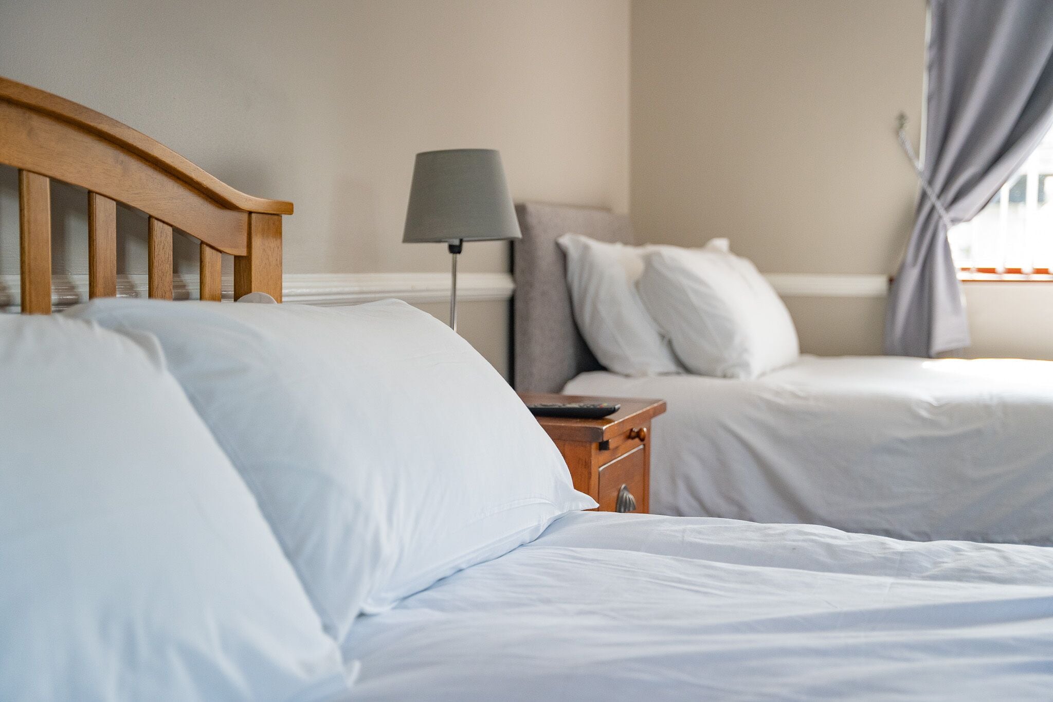 Desk, laptop workspace