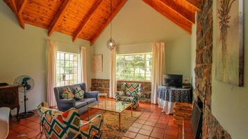 Ferienhaus (Aloe) | Wohnbereich