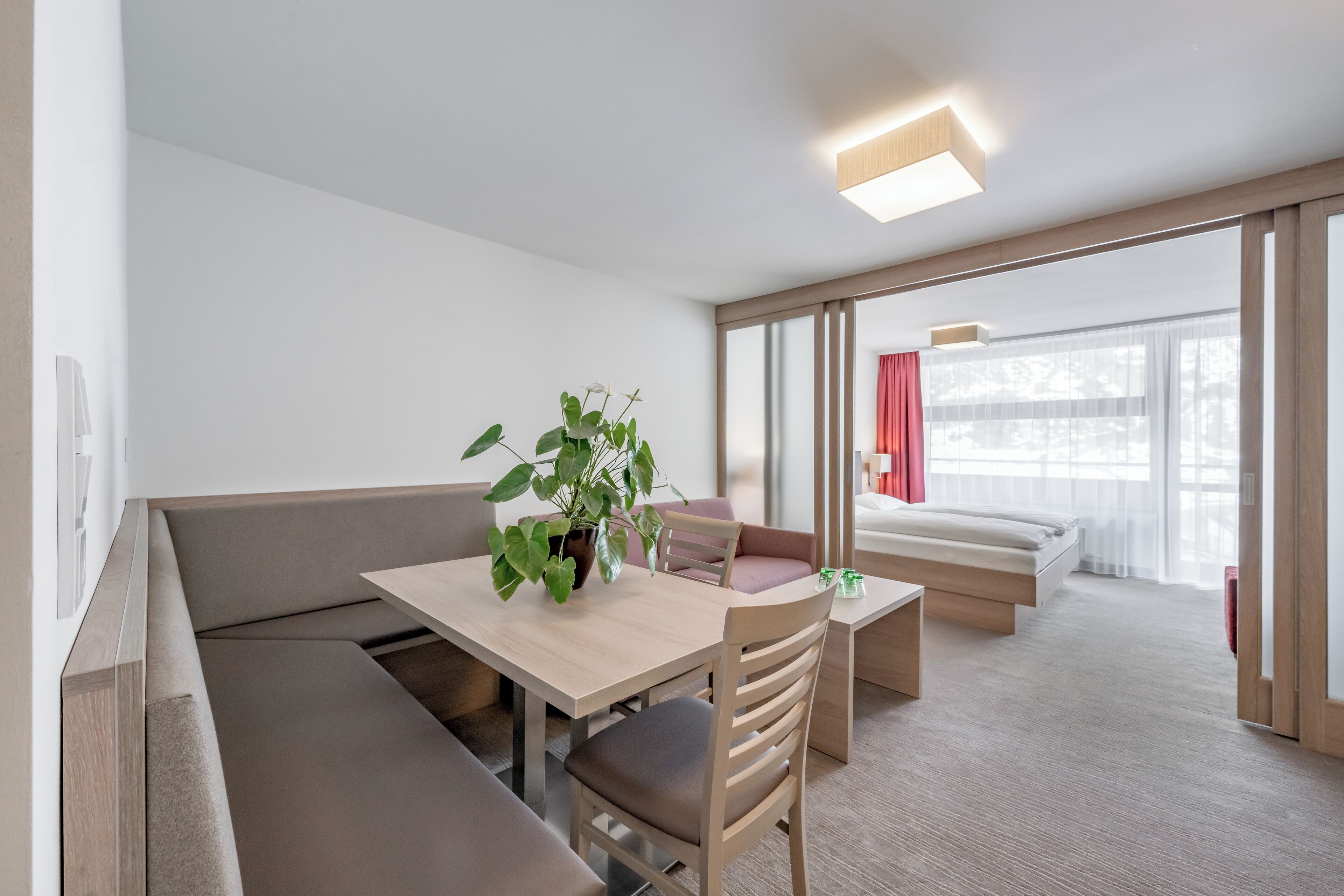 family room, 2 bedrooms, balcony, mountain view (hochwilde) | hypo-allergenic bedding, in-room safe, free wifi, bed sheets