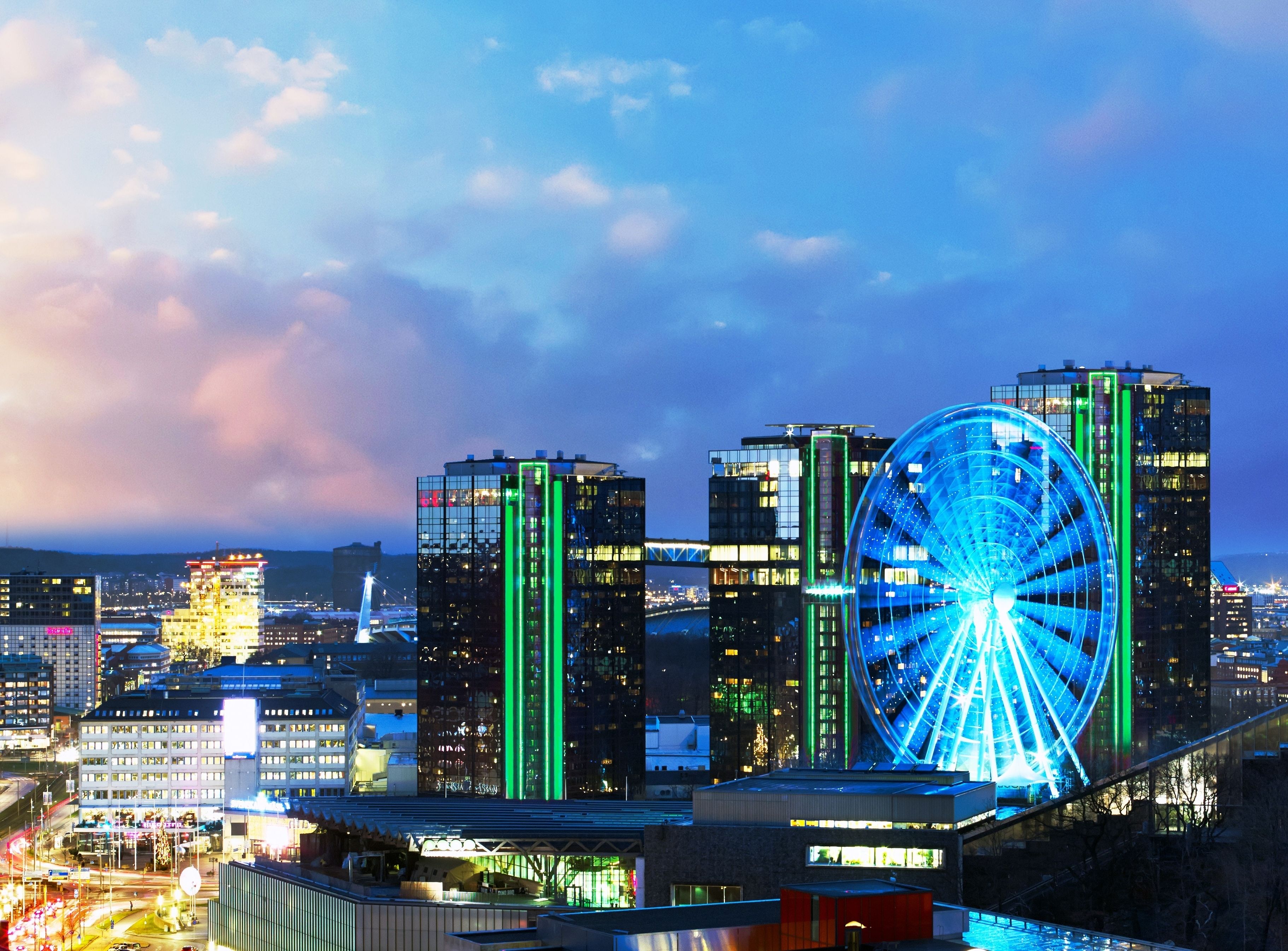 front of property – evening/night