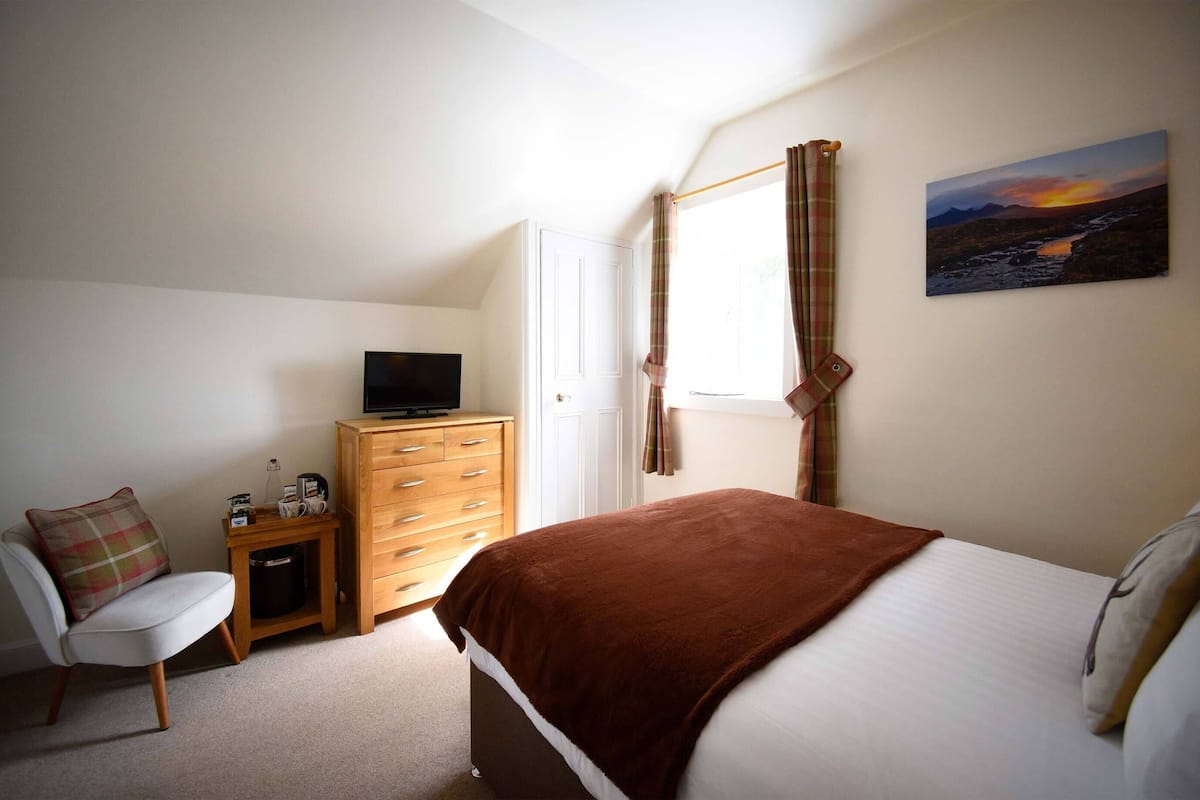 Blackout drapes, iron/ironing board (on request), WiFi (free)