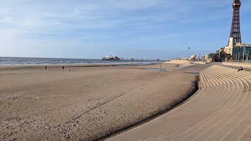 在海灘附近