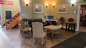 Lobby sitting area