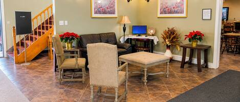 Lobby sitting area