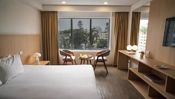Ropa de cama hipoalergénica y minibar