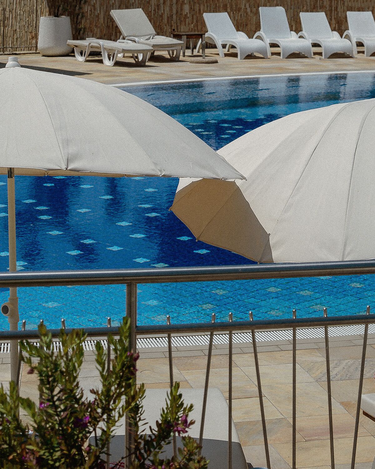 indoor pool, seasonal outdoor pool, free pool cabanas, pool umbrellas