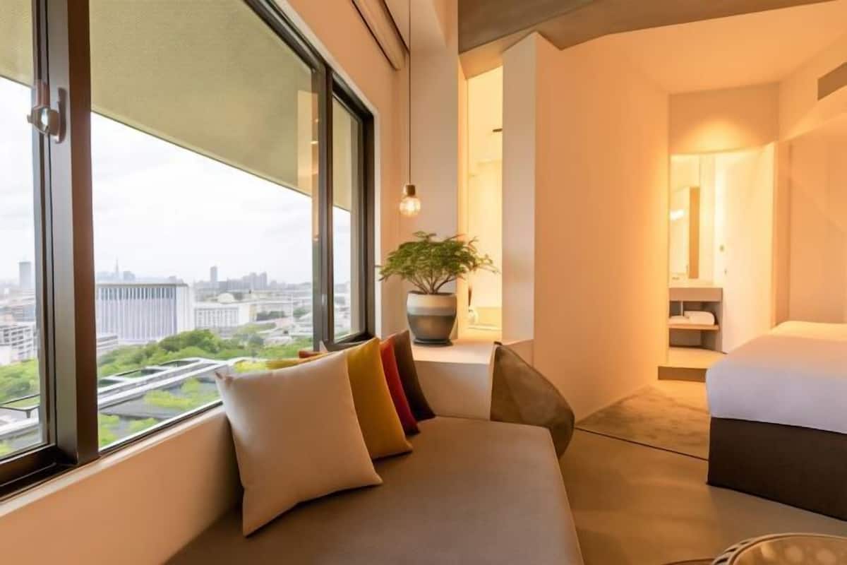 1 Schlafzimmer, Daunenbettdecken, Zimmersafe, Bügeleisen/Bügelbrett