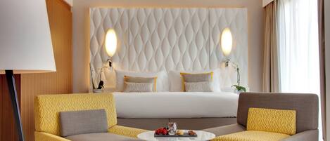 Hypo-allergenic bedding, in-room safe, soundproofing, iron/ironing board