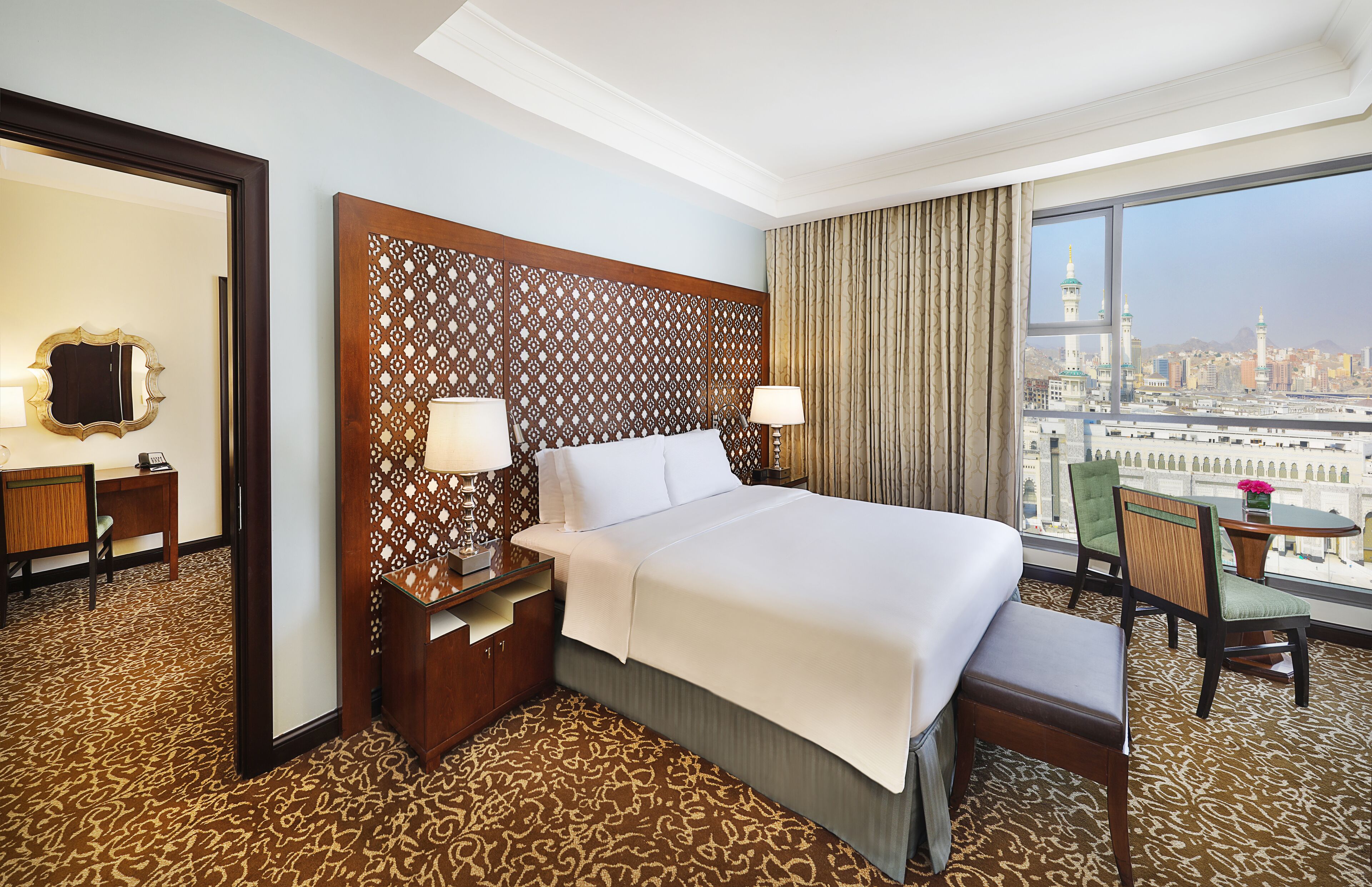 Premium bedding, in-room safe, desk, soundproofing