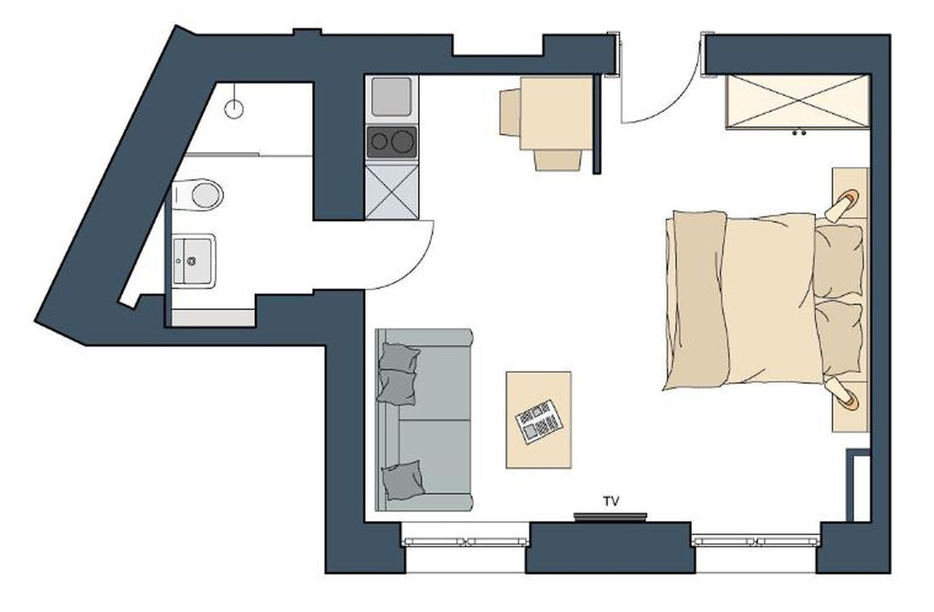 Foto - THE RED - Living Suites by the Rhine