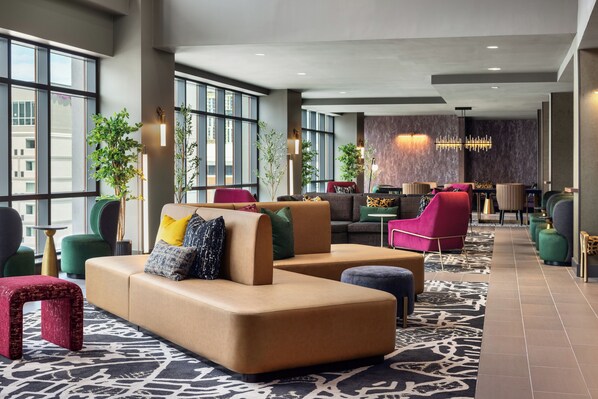 Sala de estar en el lobby