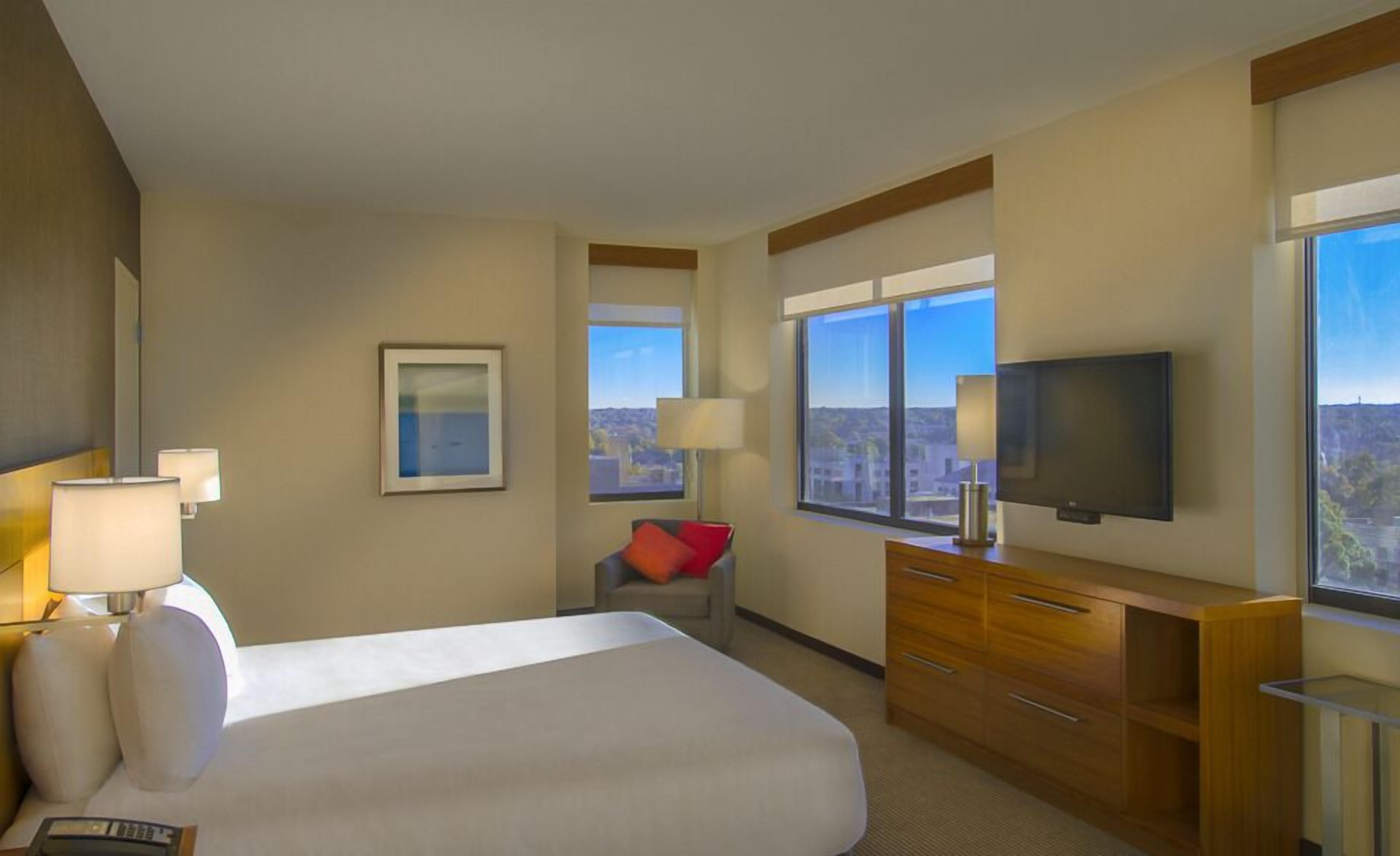 in-room safe, desk, blackout curtains, iron/ironing board