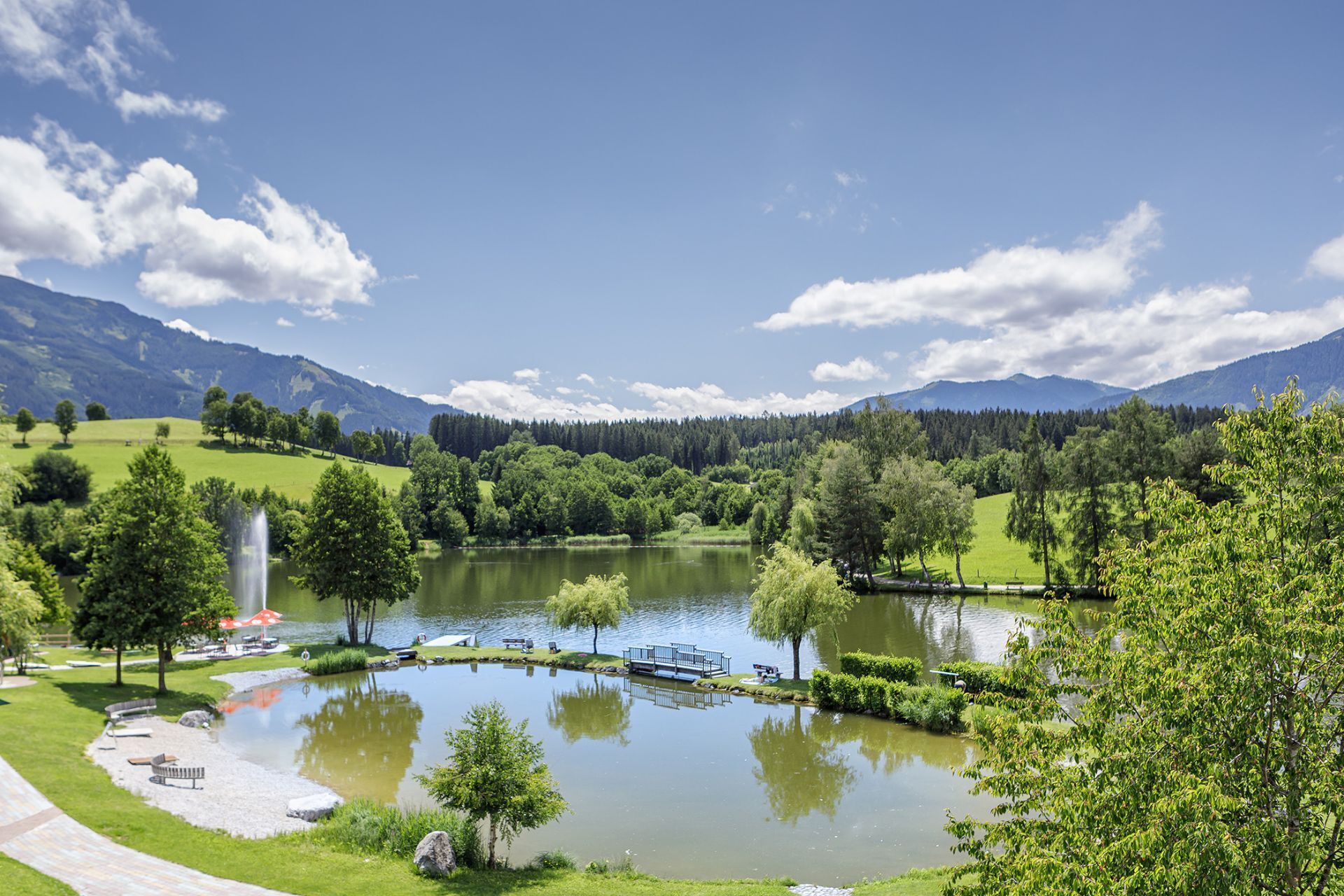 double room, lake view | view from room