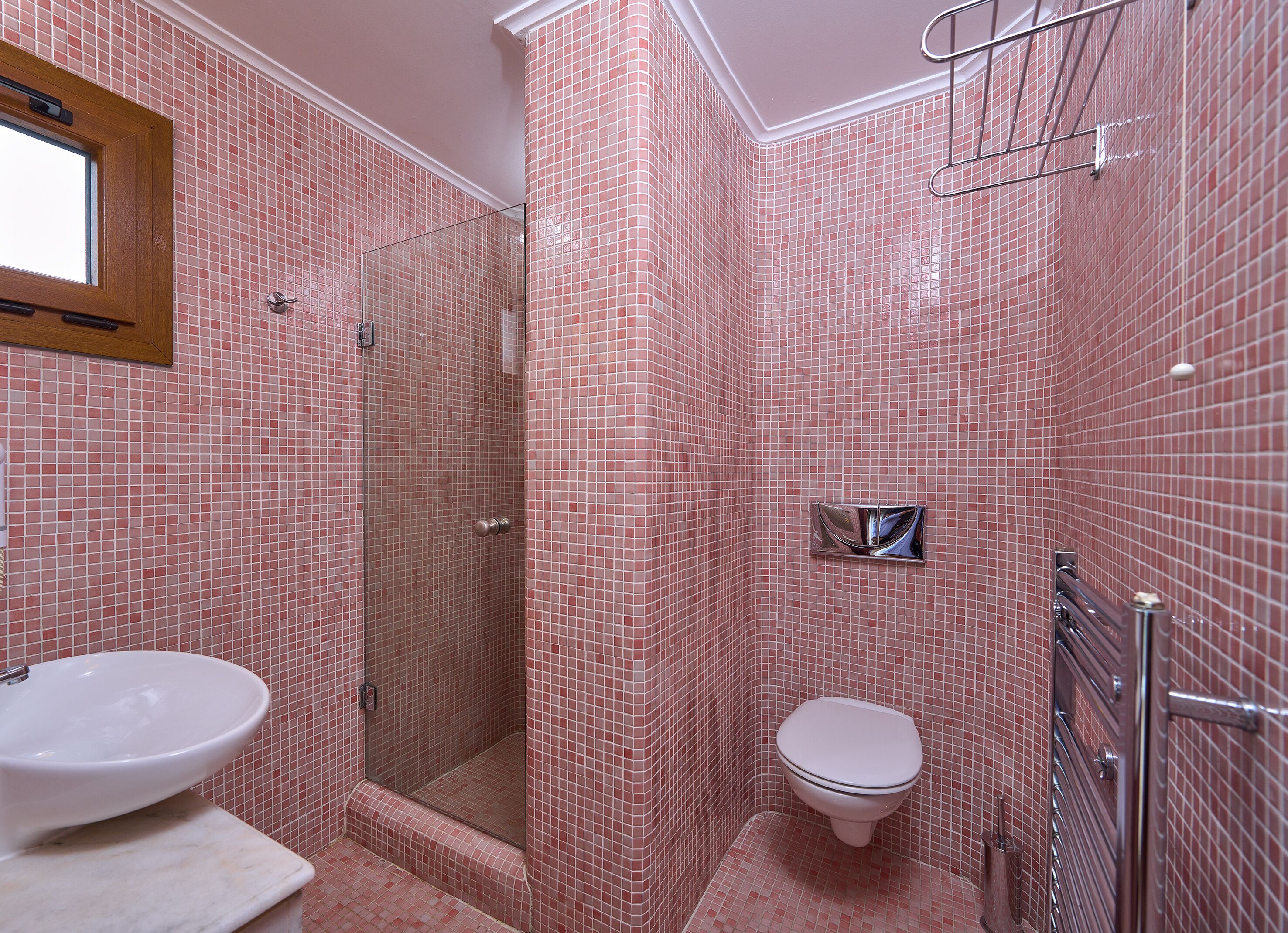 double room | bathroom | designer toiletries, hair dryer, slippers, towels