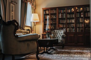 Sitteområde i lobbyen