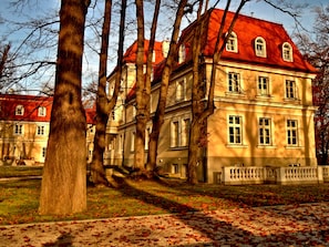 Blick von der Unterkunft