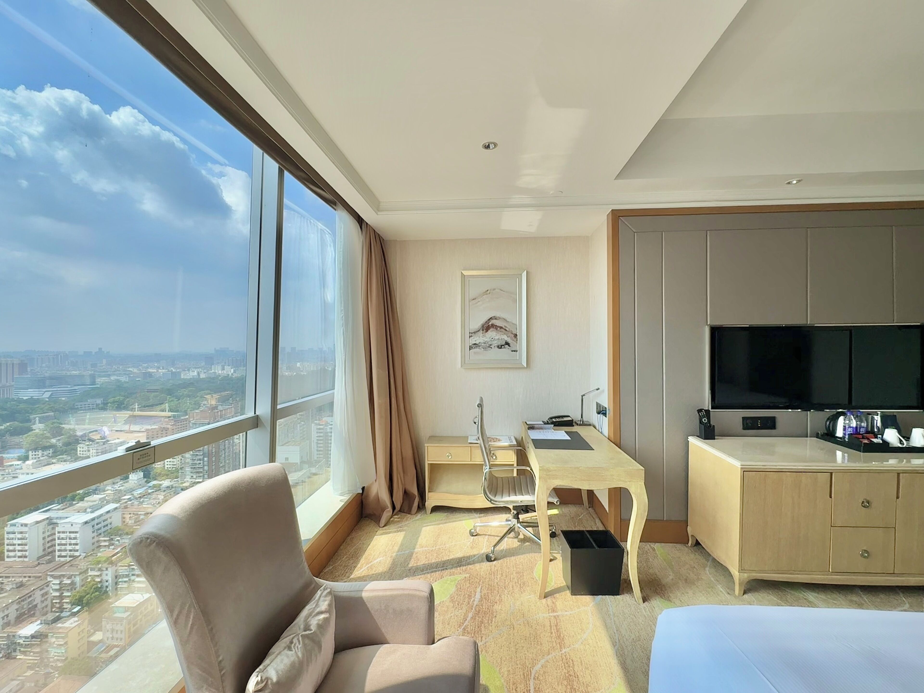 deluxe room, 2 single beds | view from room