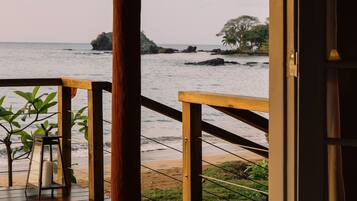 Standard Bungalow, 1 Double Bed, Beachfront | Balcony