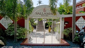 Entrada de la propiedad