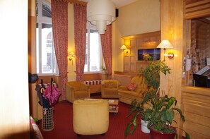 Sitteområde i lobbyen