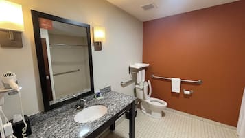 Free toiletries, hair dryer, towels, soap