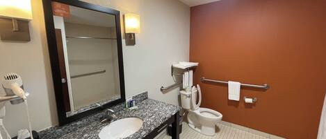 Free toiletries, hair dryer, towels, soap