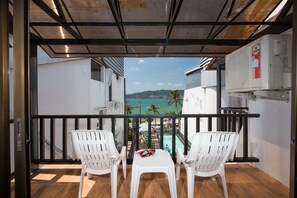 Two Connecting Deluxe With Sea View  | Balcón