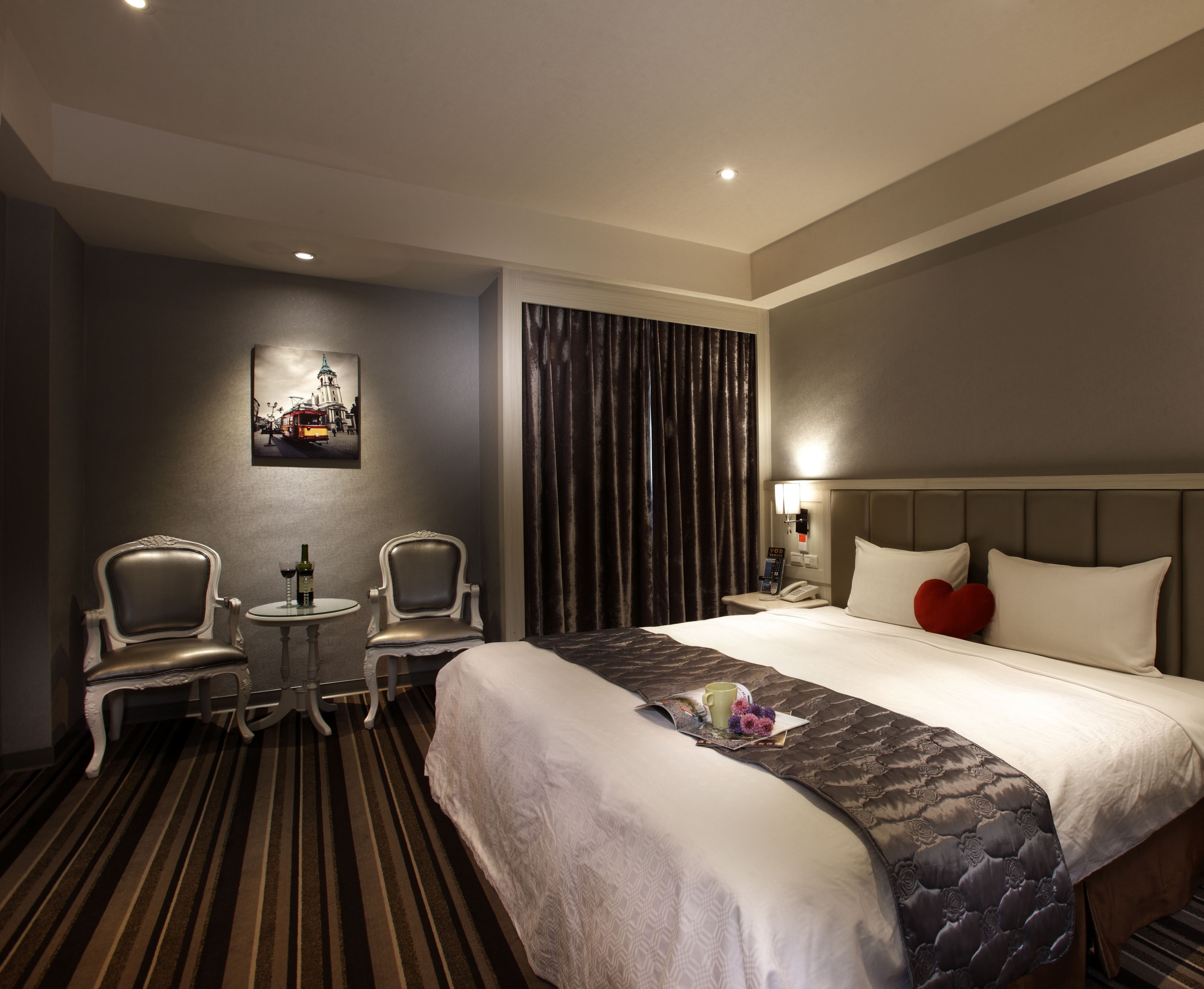 标准房, 2 张单人床 | 办公桌、遮光窗帘、免费 WiFi、床单