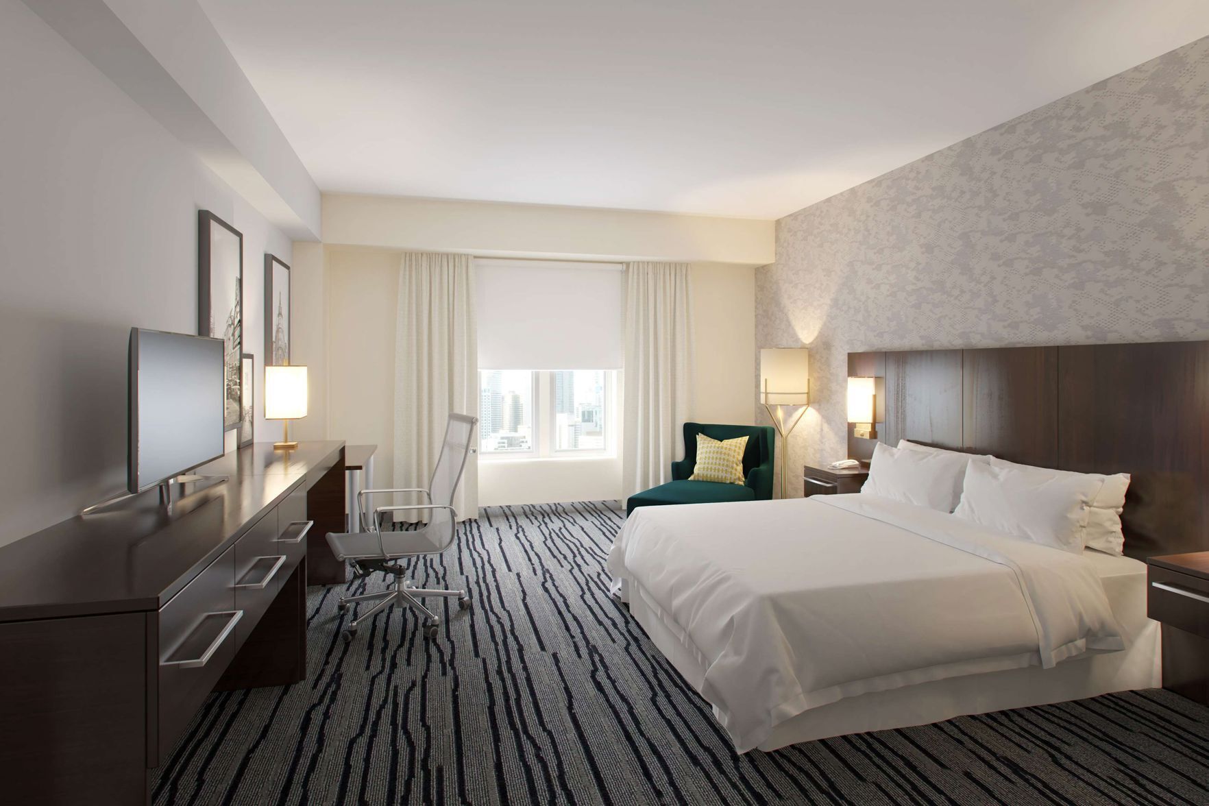 Hochwertige Bettwaren, Pillowtop-Betten, Zimmersafe, Schreibtisch