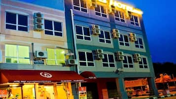 Front of property – evening/night