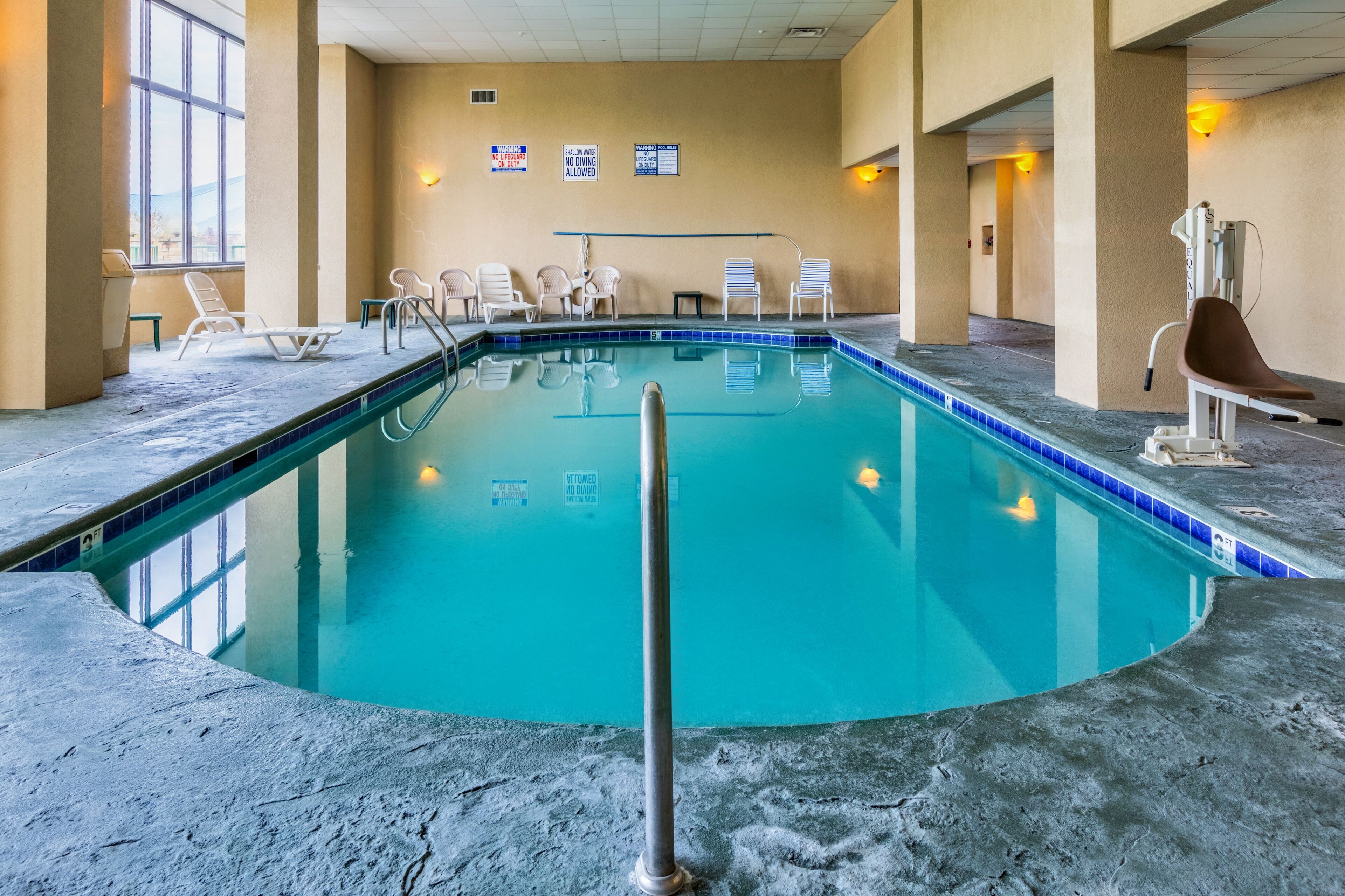 indoor pool, outdoor pool