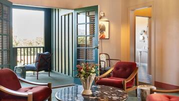 Huone, 1 suuri parisänky, patio (The with) | Oleskelualue | Televisio, Netflix, suoratoistopalvelut