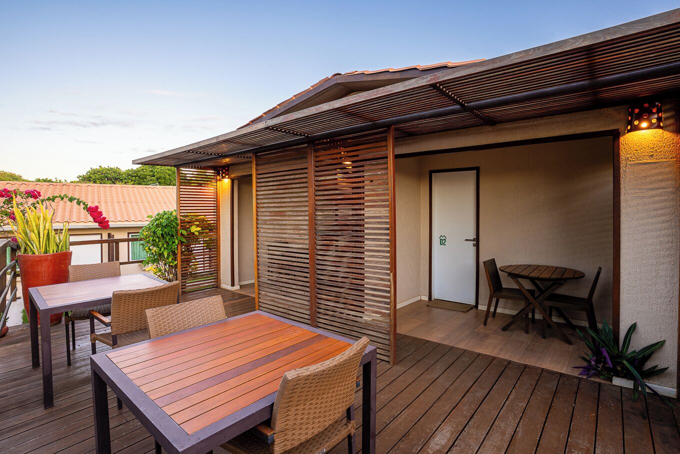 Triple Room, Multiple Beds, Non Smoking | Terrace/patio