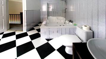 Free toiletries, hair dryer, towels