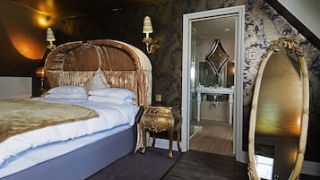 Signature-svíta | 1 svefnherbergi, sérhannaðar innréttingar, sérvalin húsgögn, skrifborð