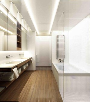 Free toiletries, hair dryer, bathrobes, slippers